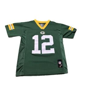 NWT NFL players Green Bay Packers #12 Aaron Rodgers Jersey Youth M 10/12